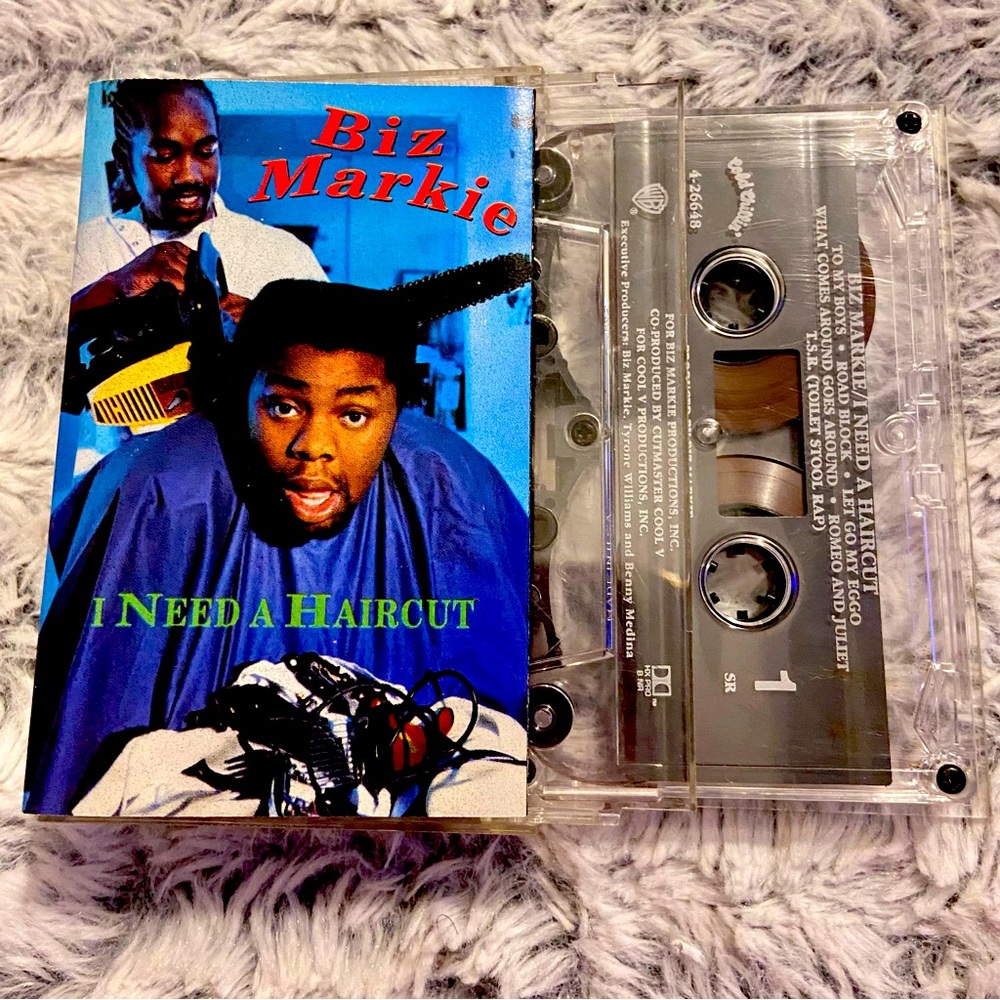 Biz Markie I Need A Haircut RARE VINTAGE Cassette Tape